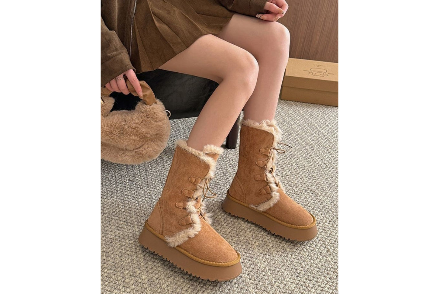 Women's Thickened Warm Casual Cotton Boots