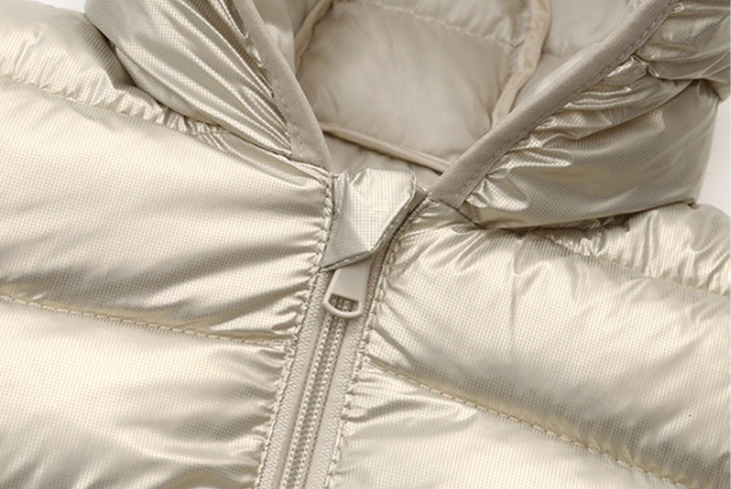 Children's Solid Color Ear-Shaped Cotton Jacket