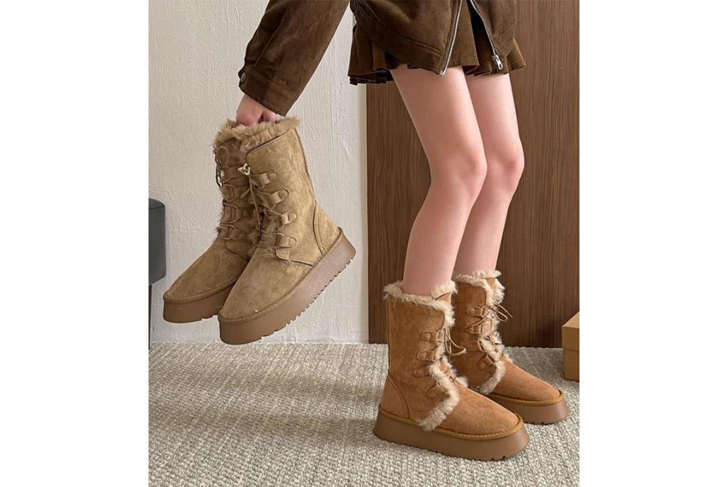 Women's Thickened Warm Casual Cotton Boots