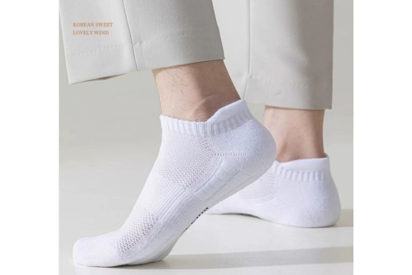 Men's Sports and Casual Boat Socks - 5 pairs