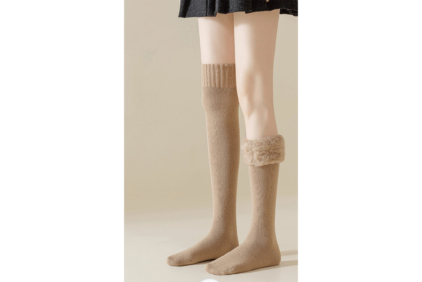Extra Thick Over-the-Knee Calf Socks(2-Pair Pack)