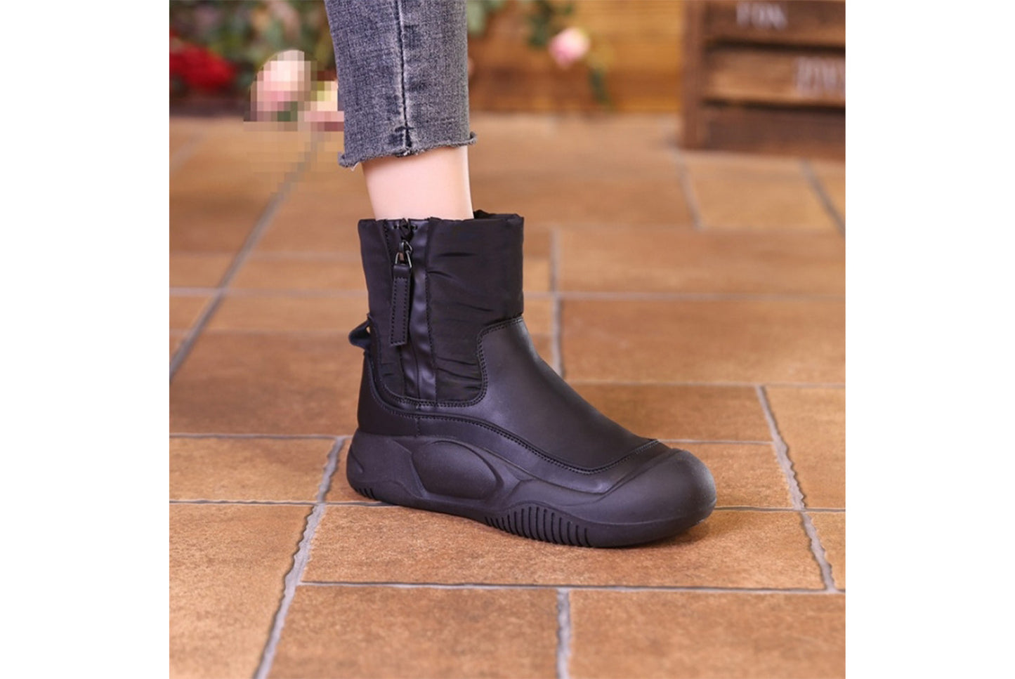 Women's Winter Fleece-Lined Snow Boots
