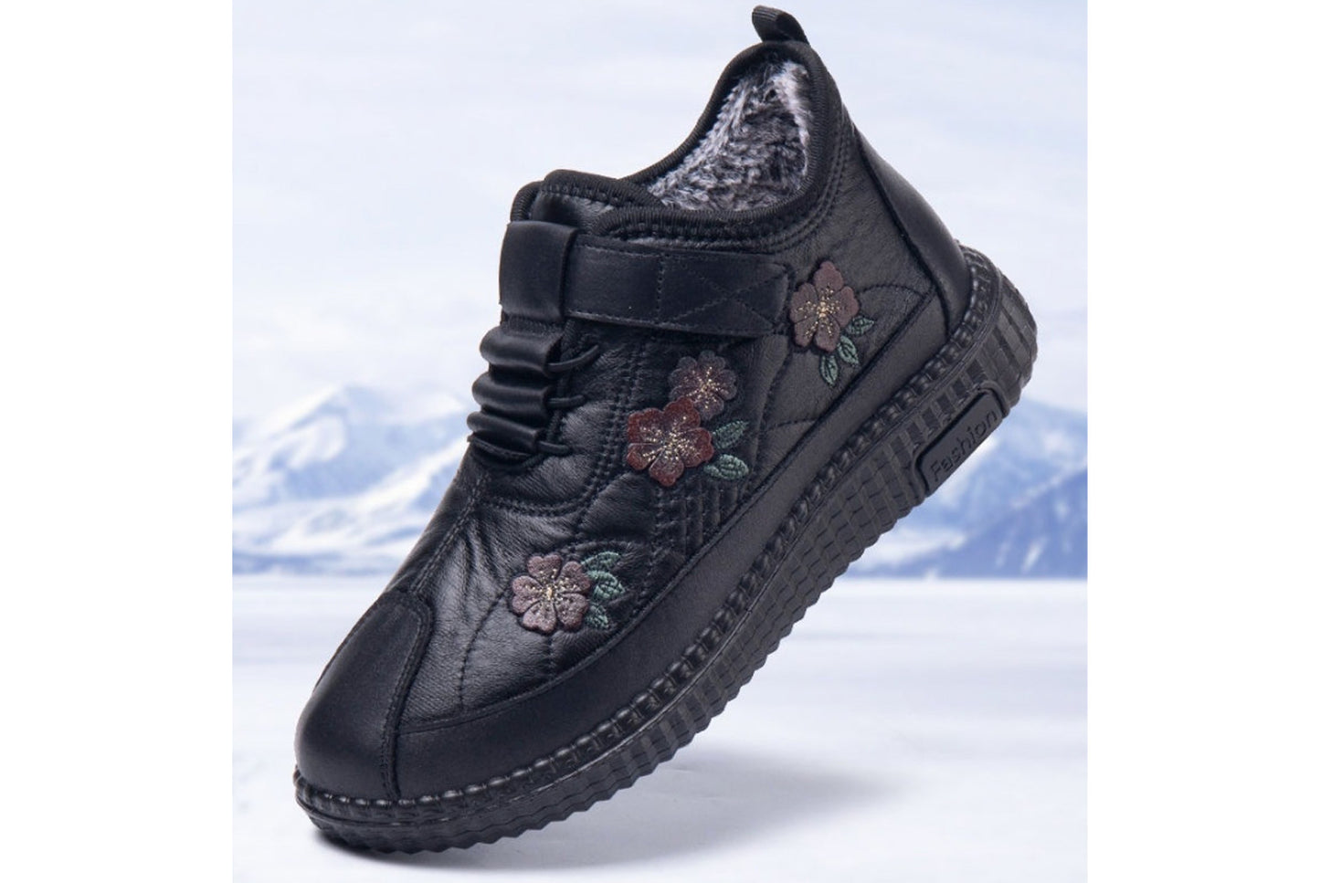 Thickened Fleece-Lined Warm Cotton Shoes