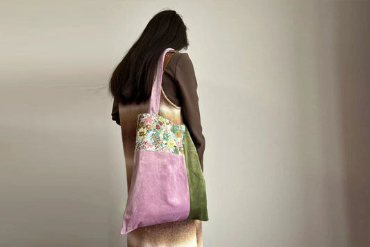 Floral Patchwork Fabric Bag