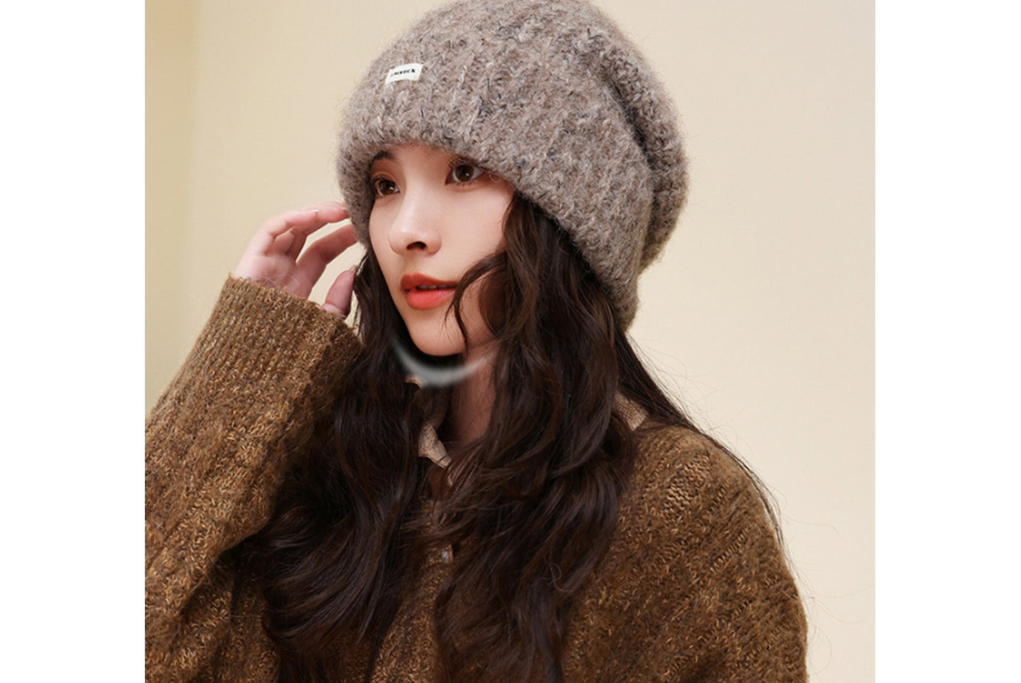 Warm Knitted Beanie with Ear flaps