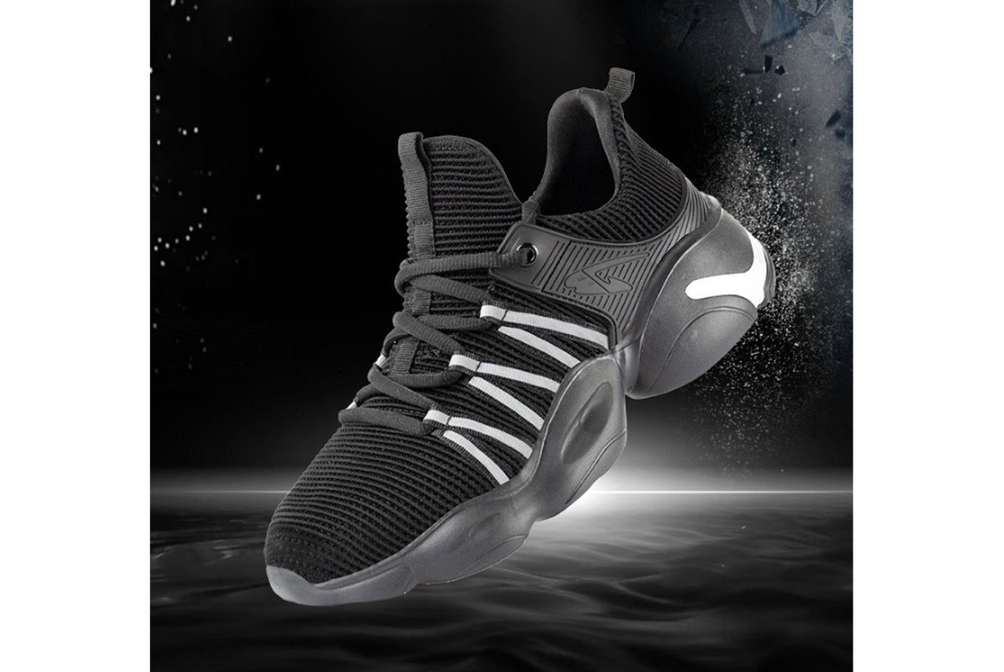 Men's Breathable Flyknit Safety Work Shoes