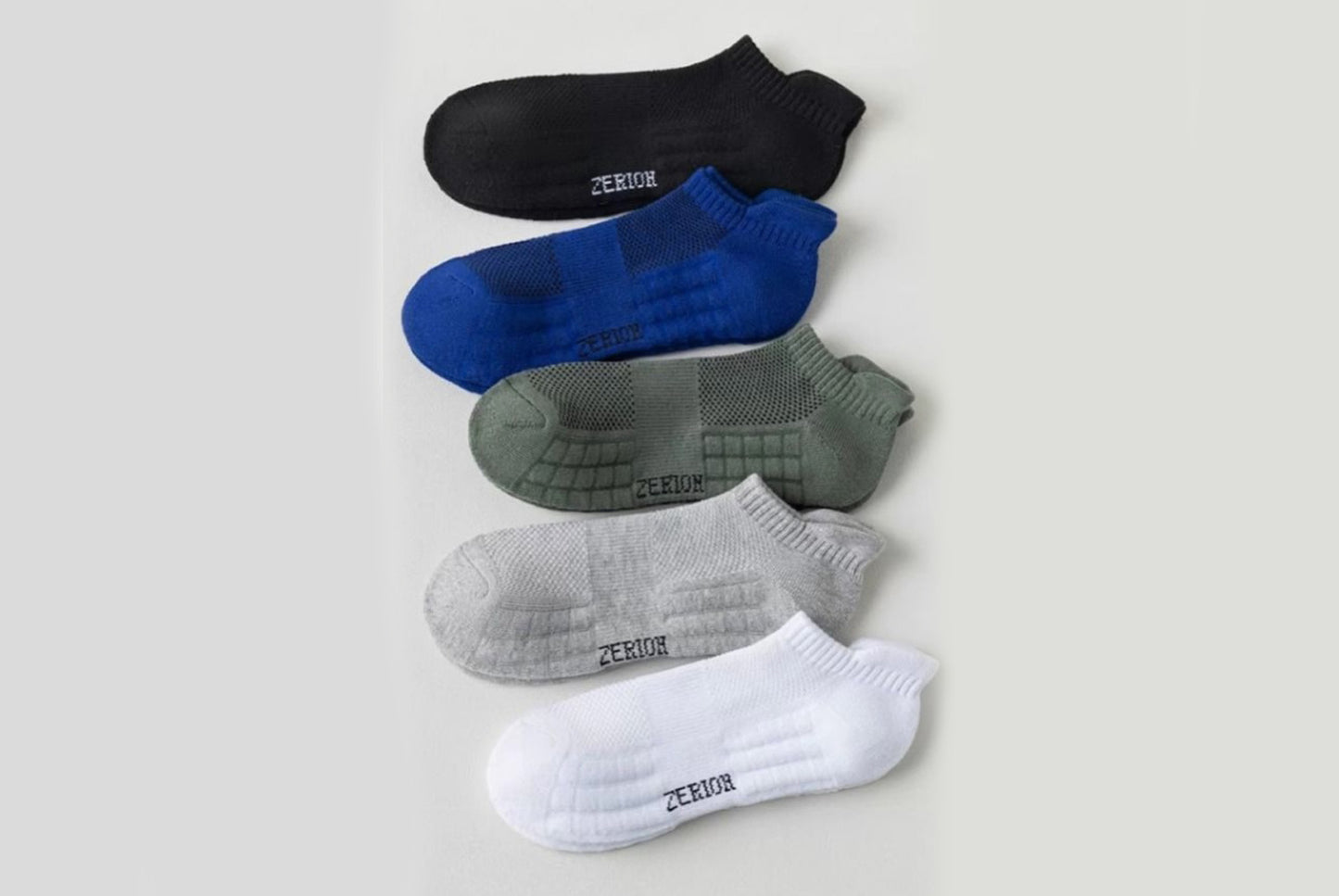 Men's Sports and Casual Boat Socks - 5 pairs