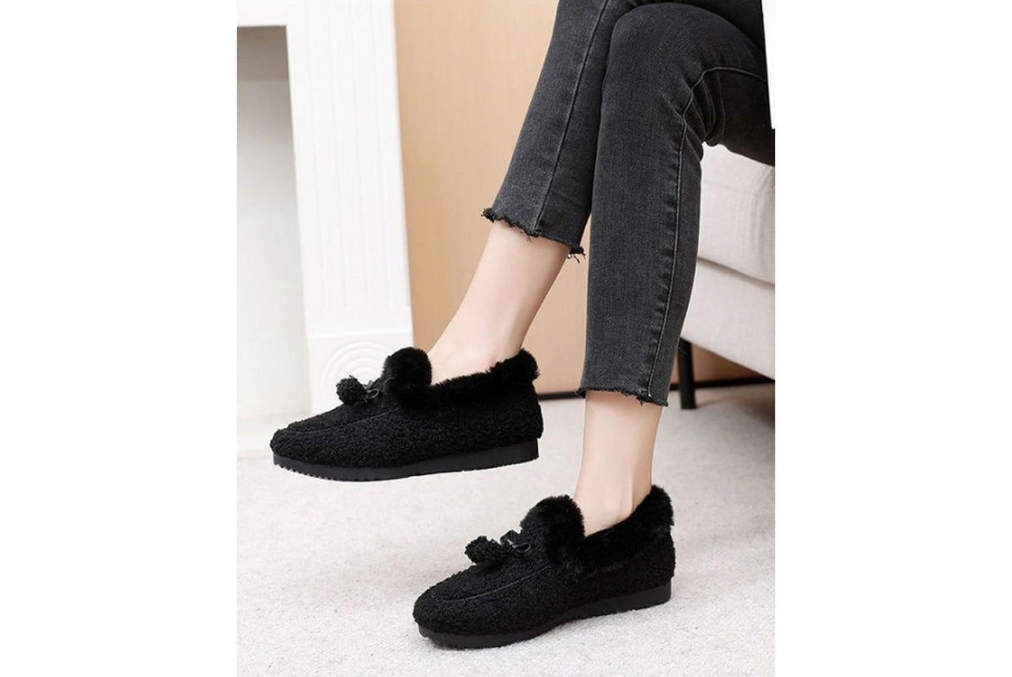 Women's Fleece-Lined Moccasins