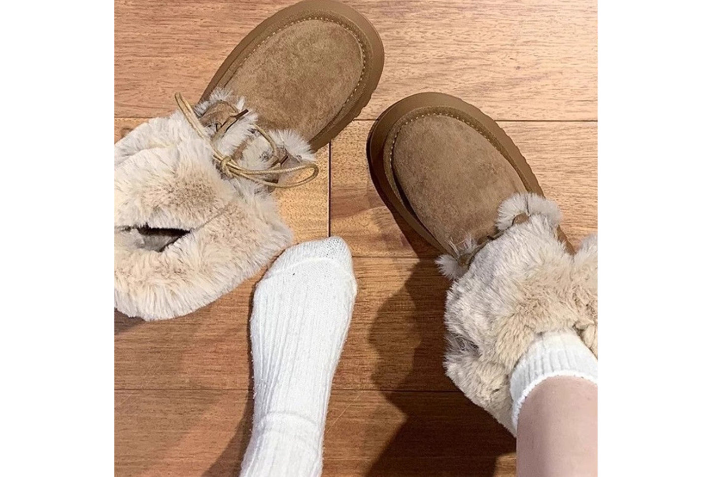 Winter Fleece-Lined Warm Ankle Boots