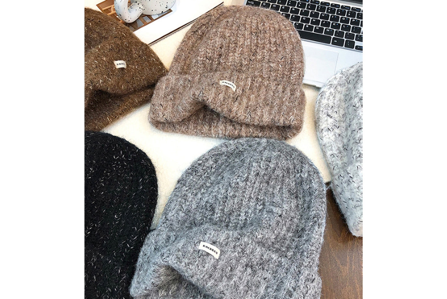 Warm Knitted Beanie with Ear flaps