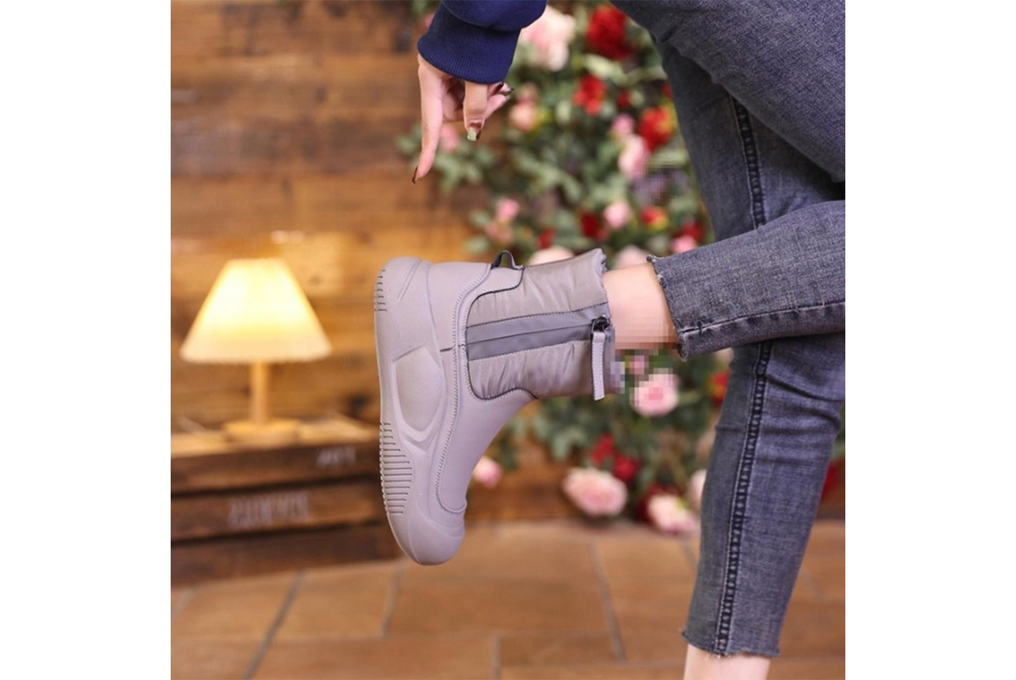 Women's Winter Fleece-Lined Snow Boots