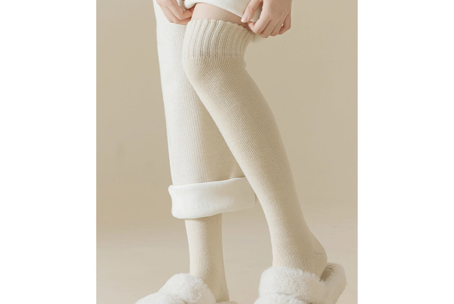 Extra Thick Over-the-Knee Calf Socks(2-Pair Pack)