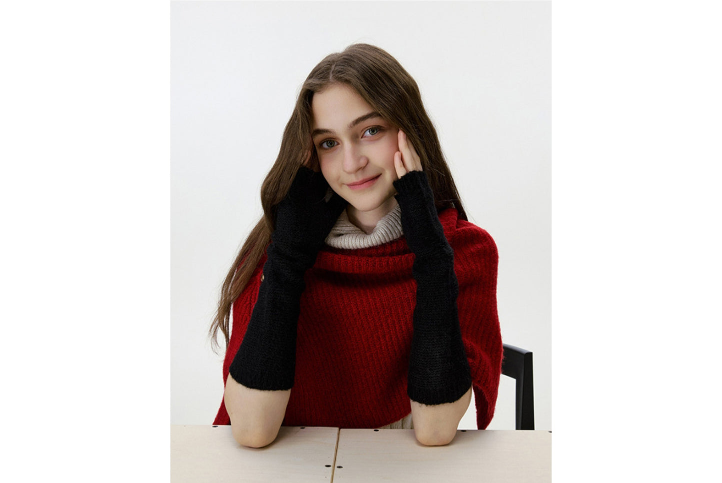 Knitted Button-Down Shawl