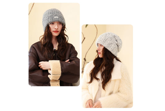 Warm Knitted Beanie with Ear flaps