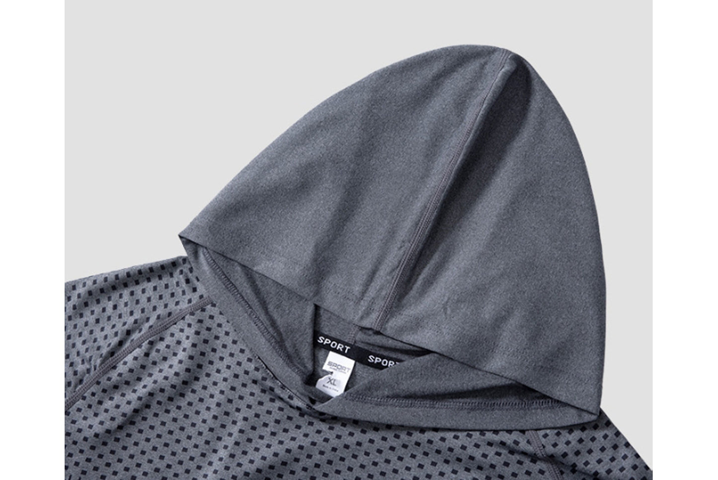 Men's Quick-Dry Hooded Sports T-Shirt