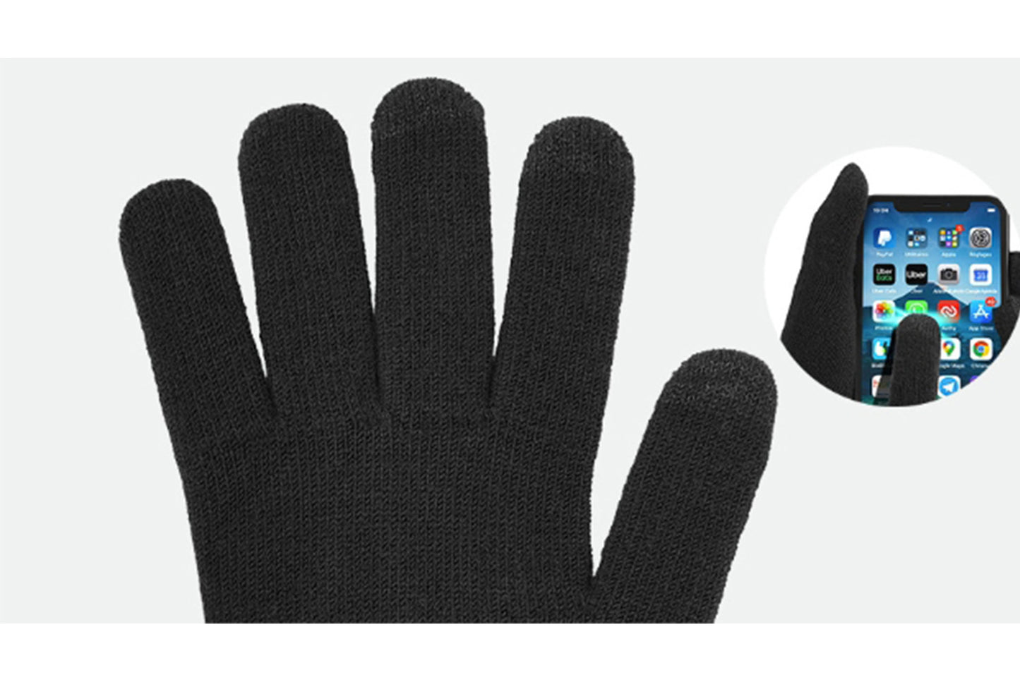 Three-Piece Set: Double-Layer Fleece-Lined Hat, Scarf, and Gloves