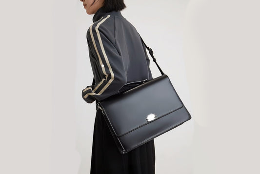 Black Small Multifunctional Briefcase
