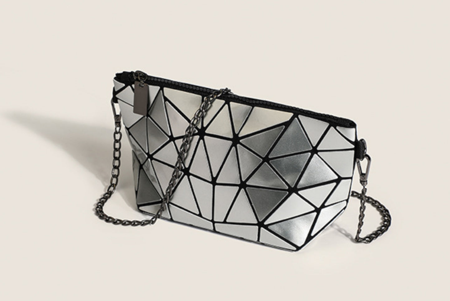 Geometric Diamond Checkered Versatile Shoulder Bag
