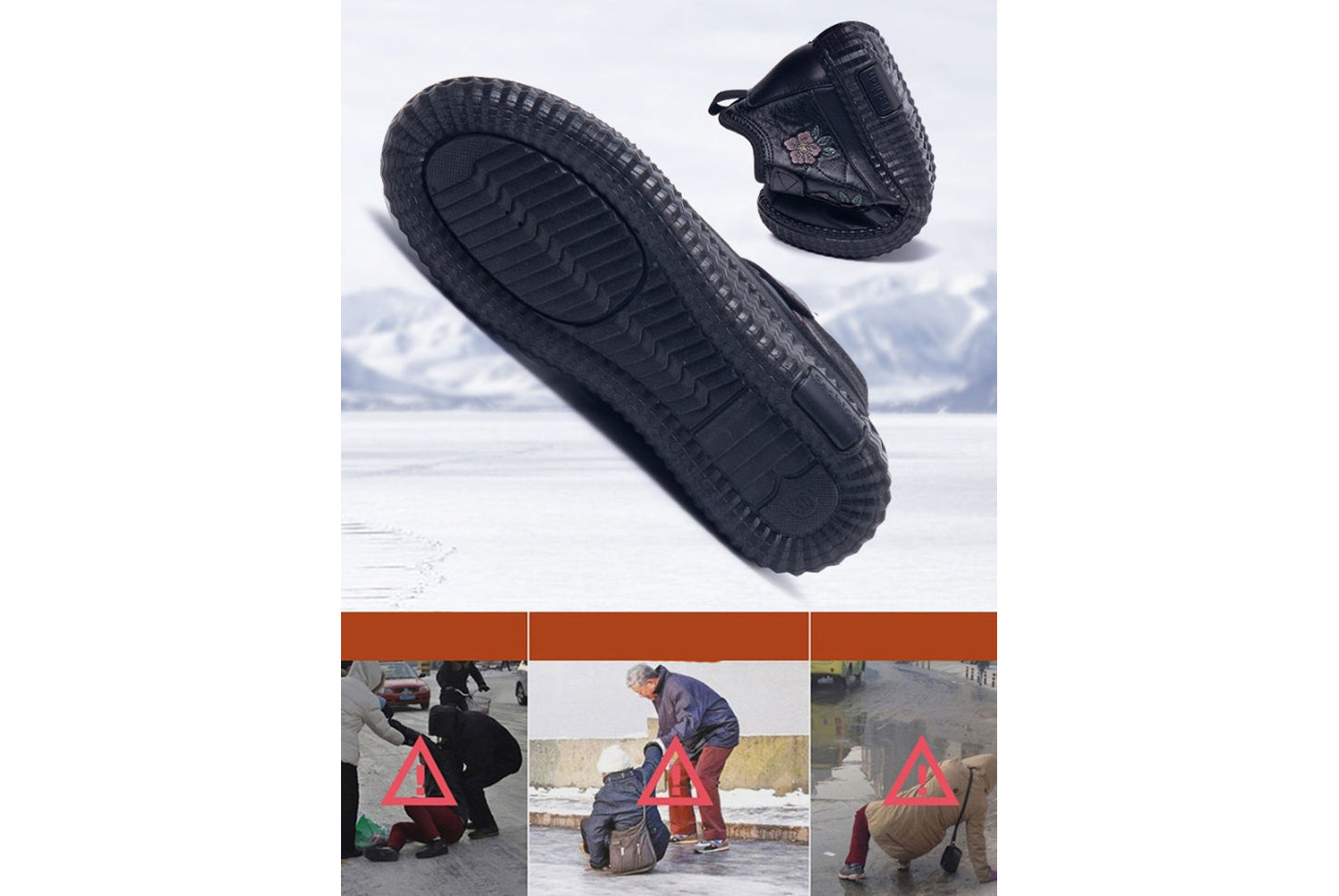 Thickened Fleece-Lined Warm Cotton Shoes