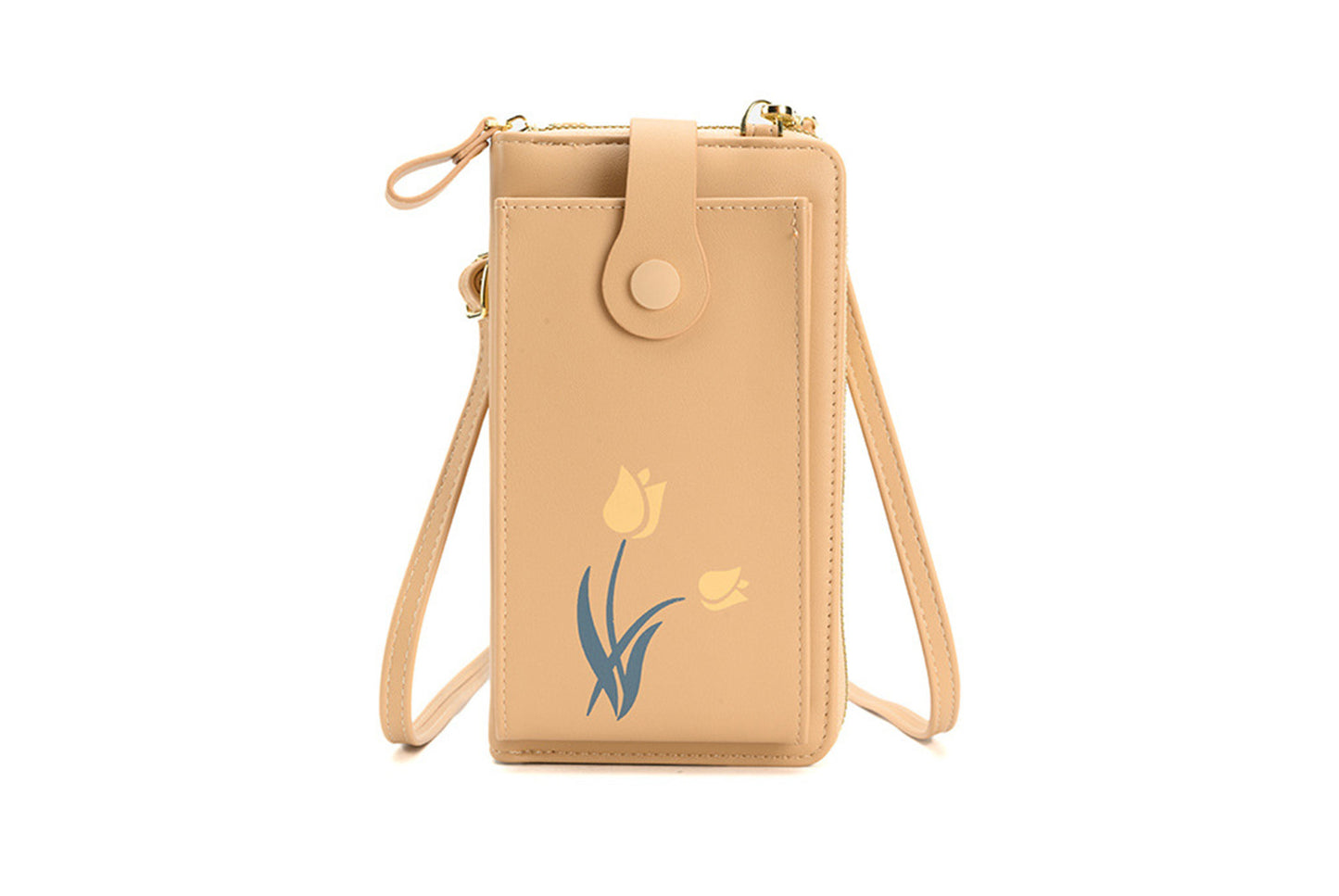 Flower Mini Vertical Phone Bag