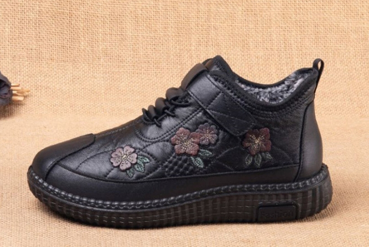 Thickened Fleece-Lined Warm Cotton Shoes