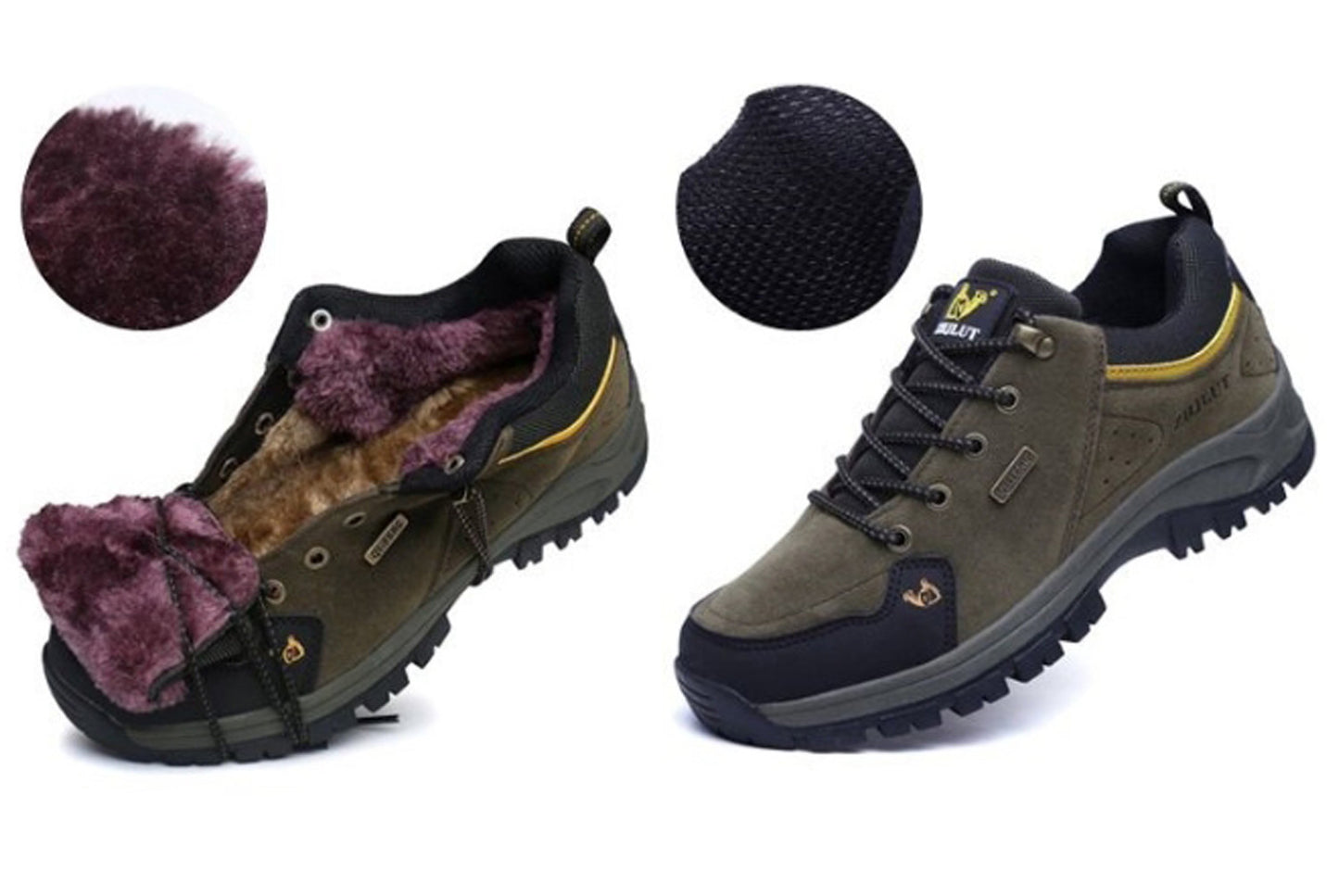 Men's Winter Warm and Non-Slip Walking Shoes