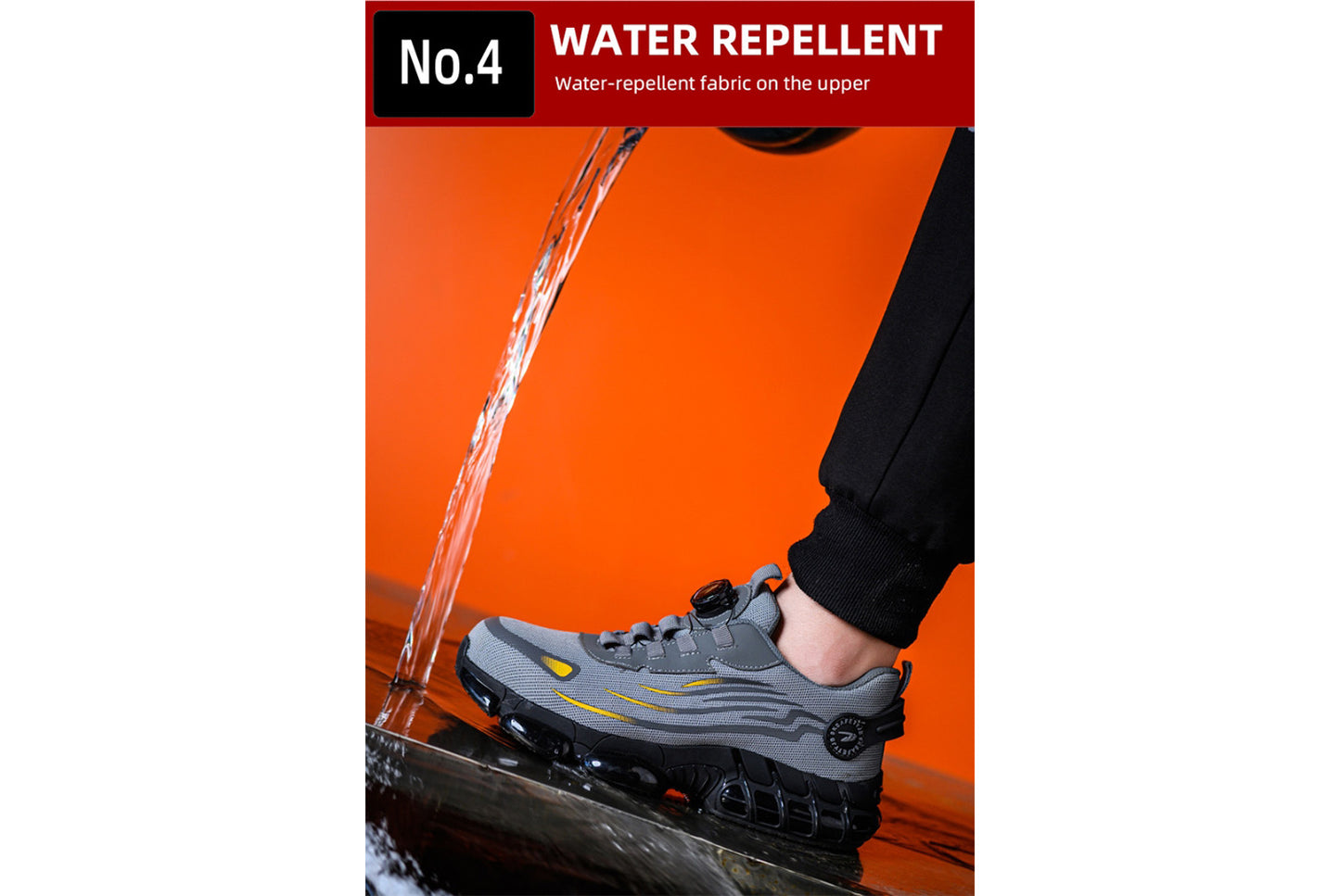 All-Season Breathable Flyknit Safety Shoes