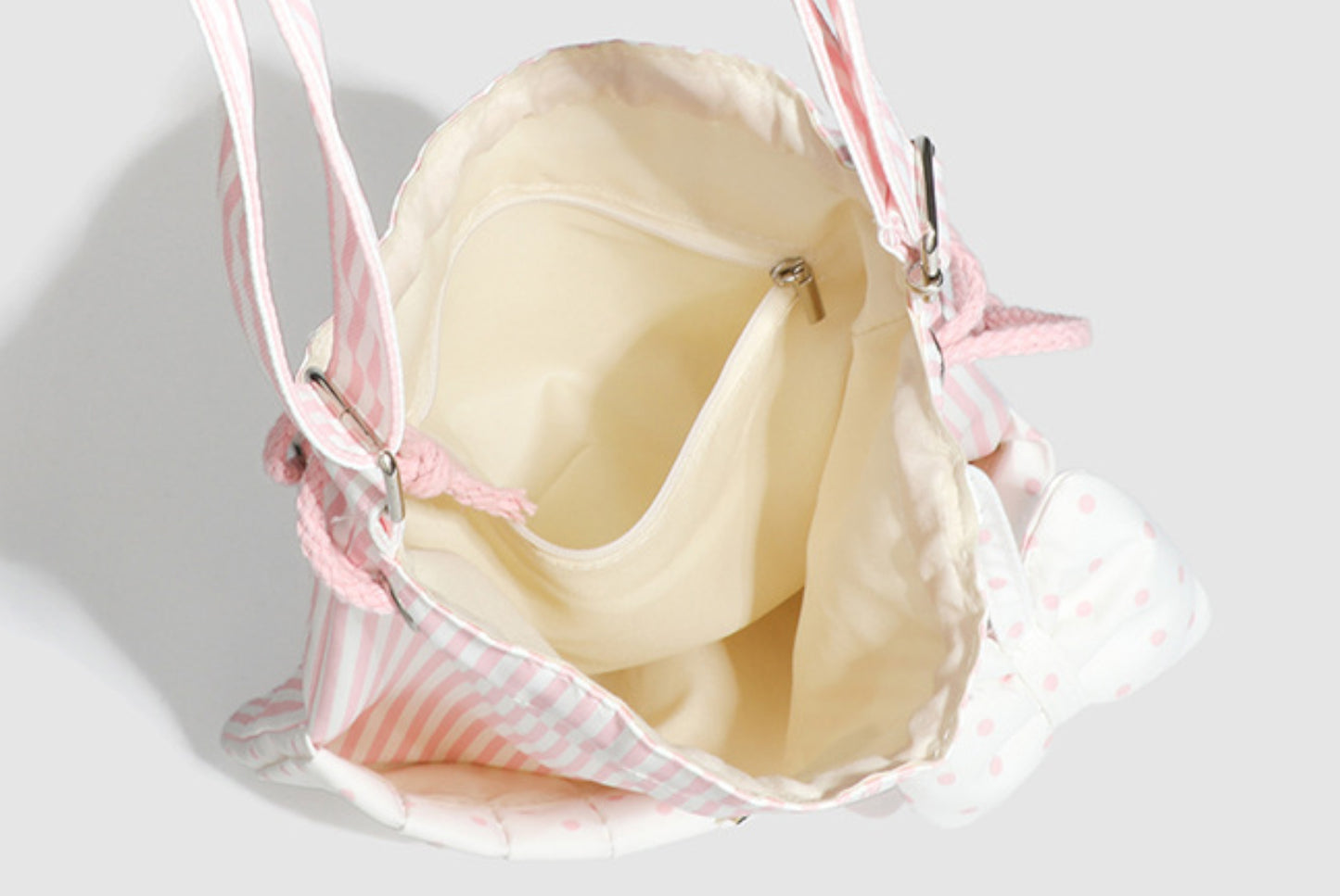 Bow Stripe Shoulder/Crossbody Bag**