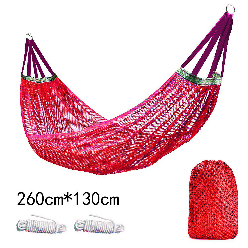 # Outdoor Ice Silk Mesh Anti-Tipping Hammock