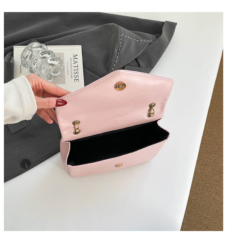 # Lambskin Textured Cloud Shoulder/Crossbody Bag