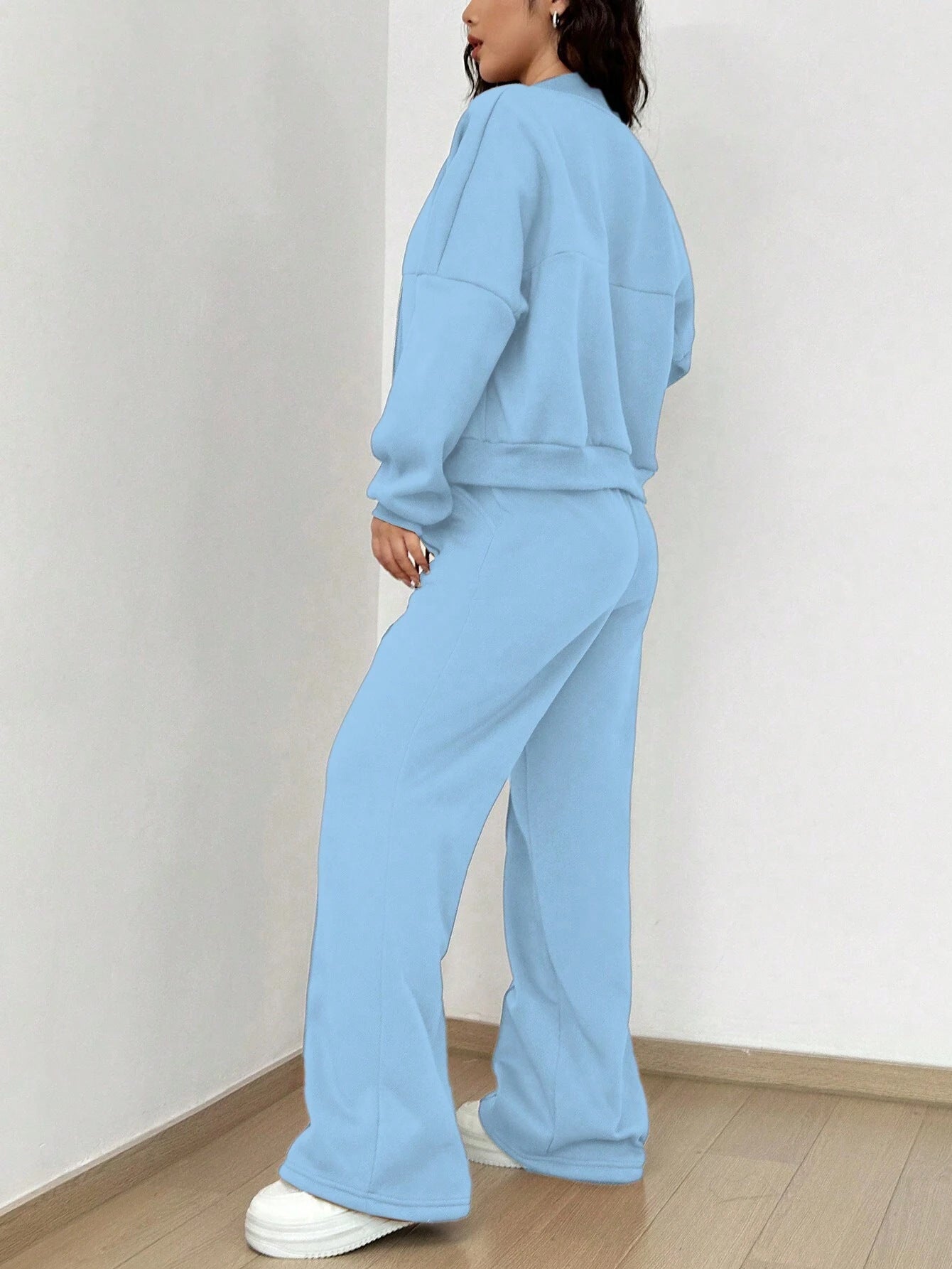**Trendy Cardigan Slim Fit Two-Piece Set for Women**