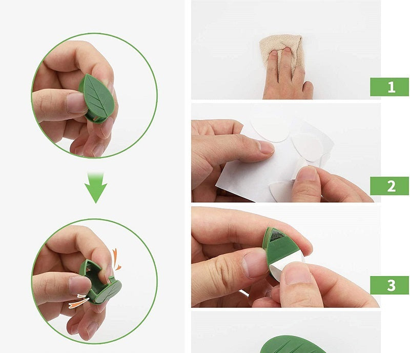 # Leaf-Shaped Invisible Plant Fixing Clip