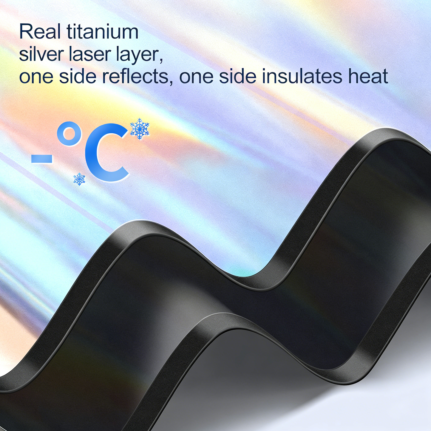 **Laser-Inlaid Magnetic Sunshade Curtain**