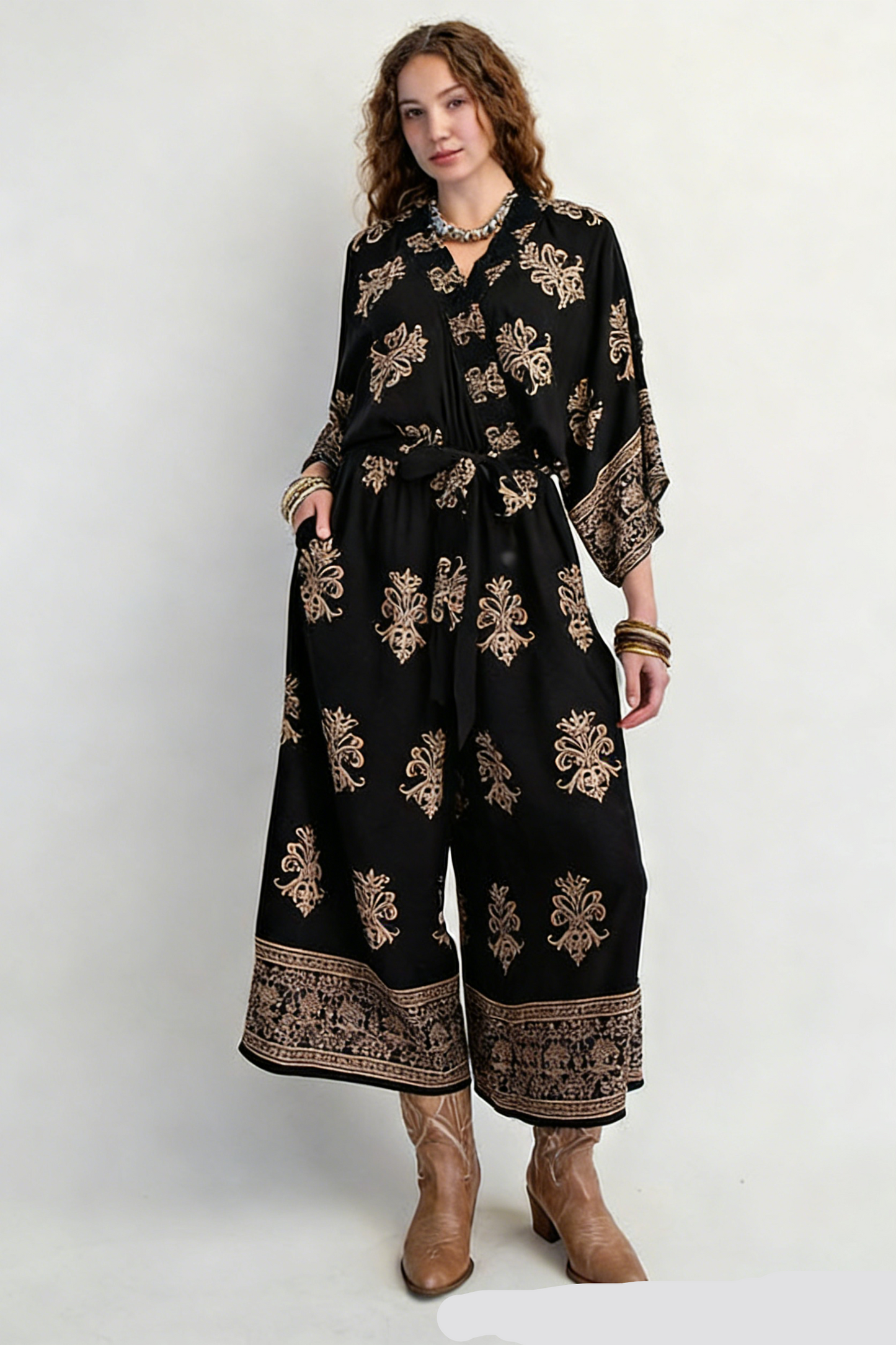 Loose-Fitting Versatile Two-Piece Pants Set