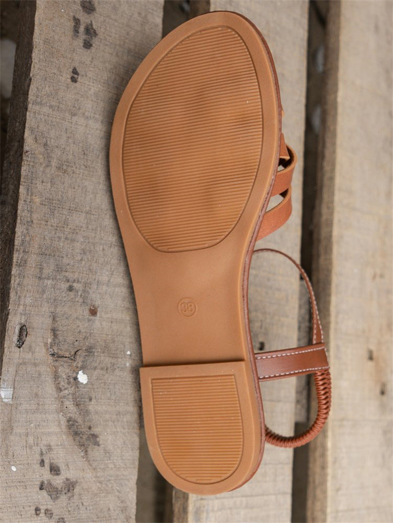 Roman Style Flat Sandals for Women