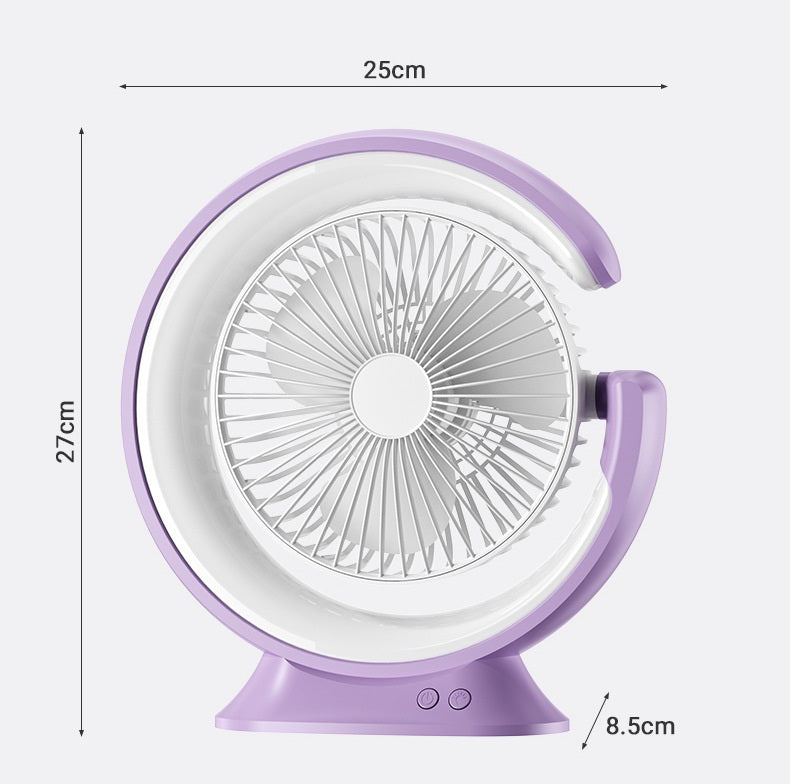 # Rotating Desk Lamp Fan