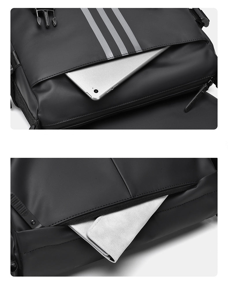 Trendy Men's Large Capacity Crossbody Bag