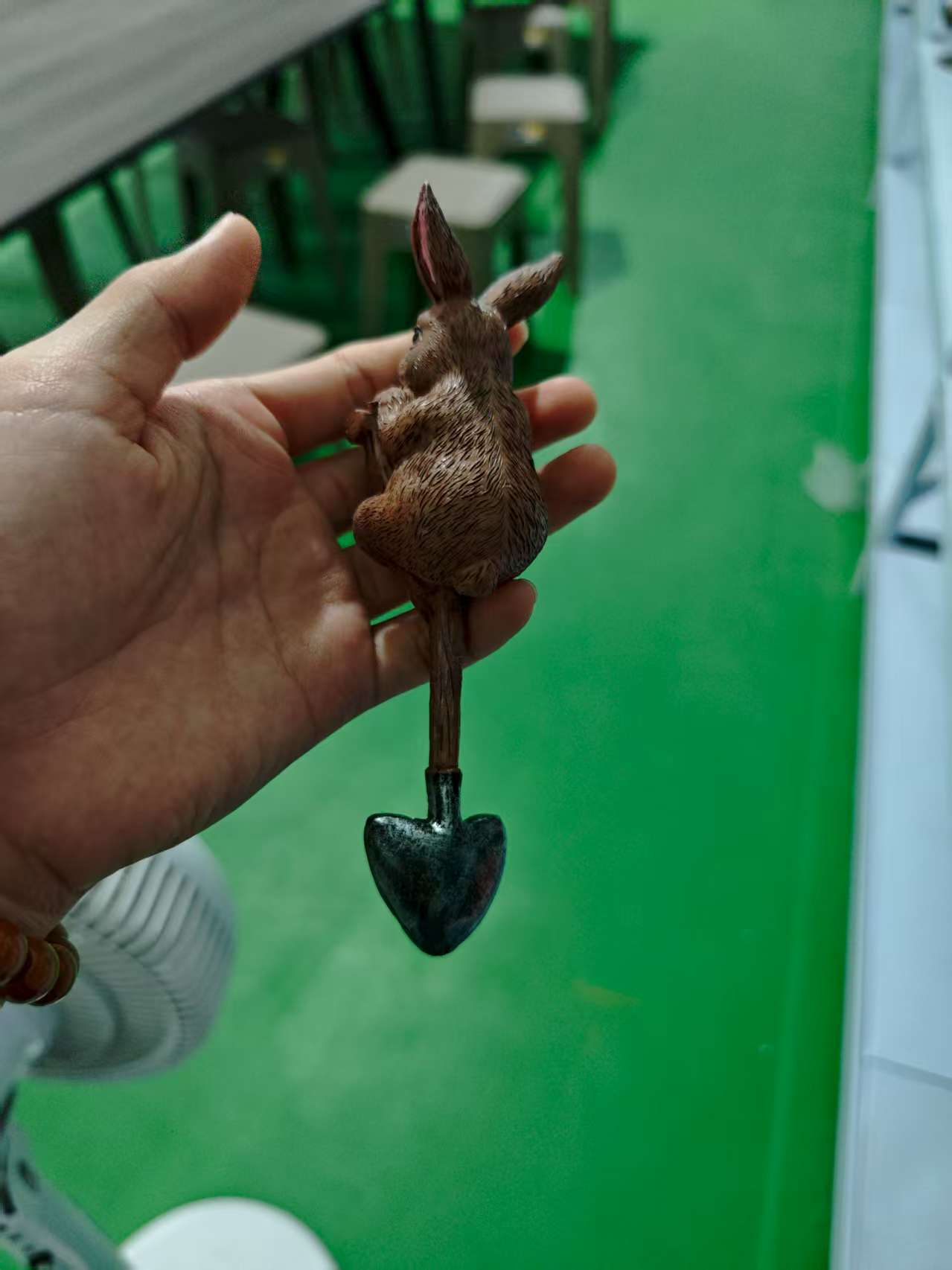 # Shovel-Shaped Dwarf Animal Garden Decor Pegboard