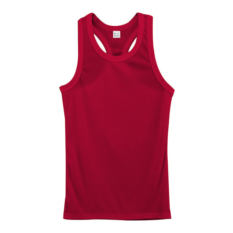 # Men's Ribbed Quick-Dry Sports Tank Top