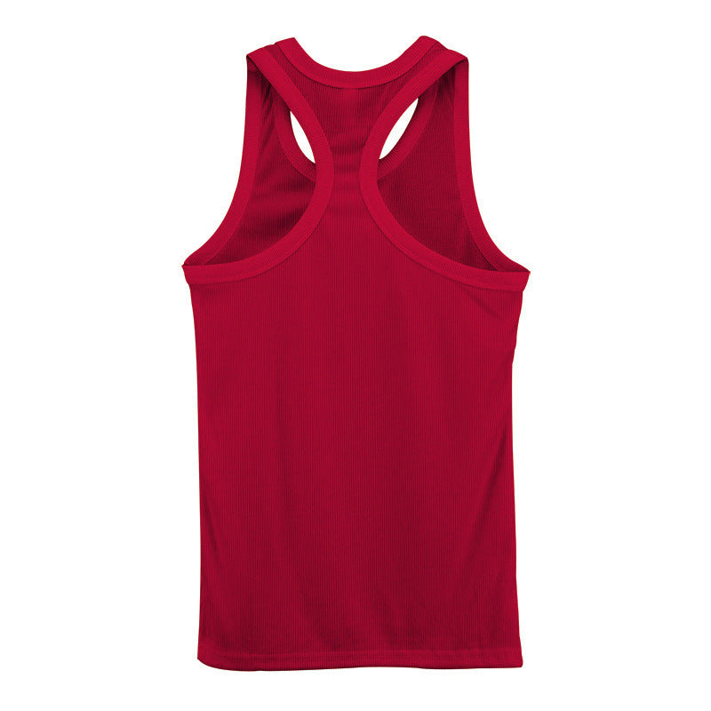 # Men's Ribbed Quick-Dry Sports Tank Top