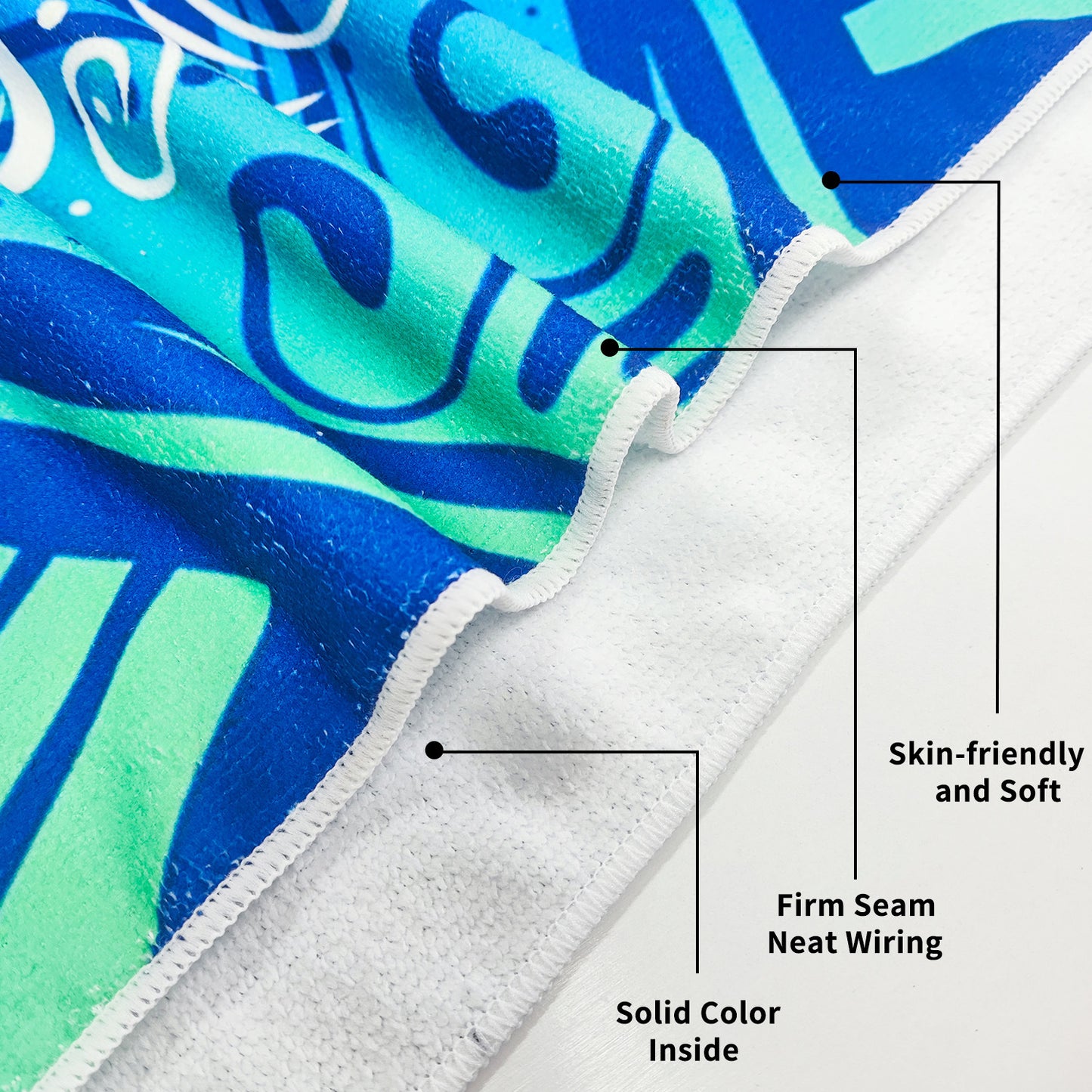 # Printed Beach Towel
