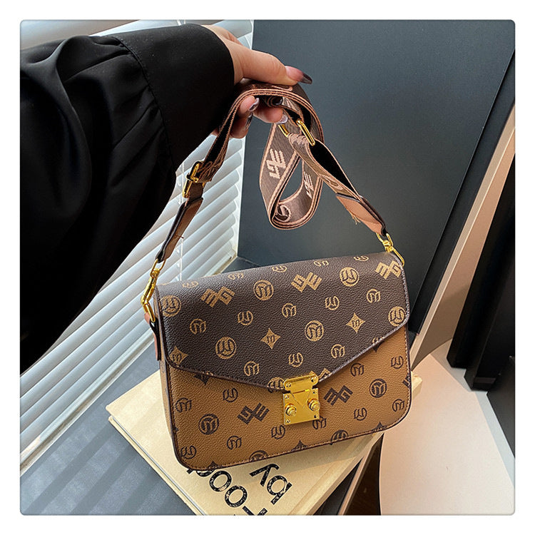 Retro small square bag hand-held shoulder bag