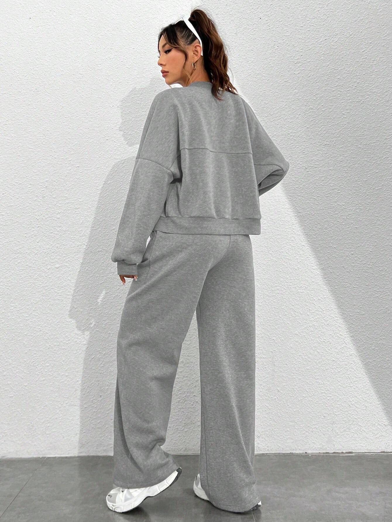 **Trendy Cardigan Slim Fit Two-Piece Set for Women**