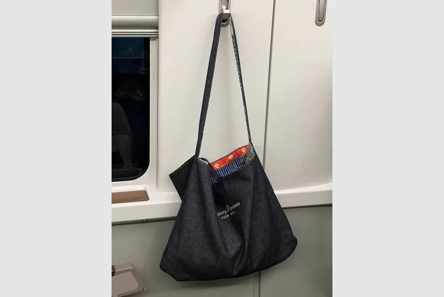 Large-Capacity Denim Tote Shoulder Bag for Women