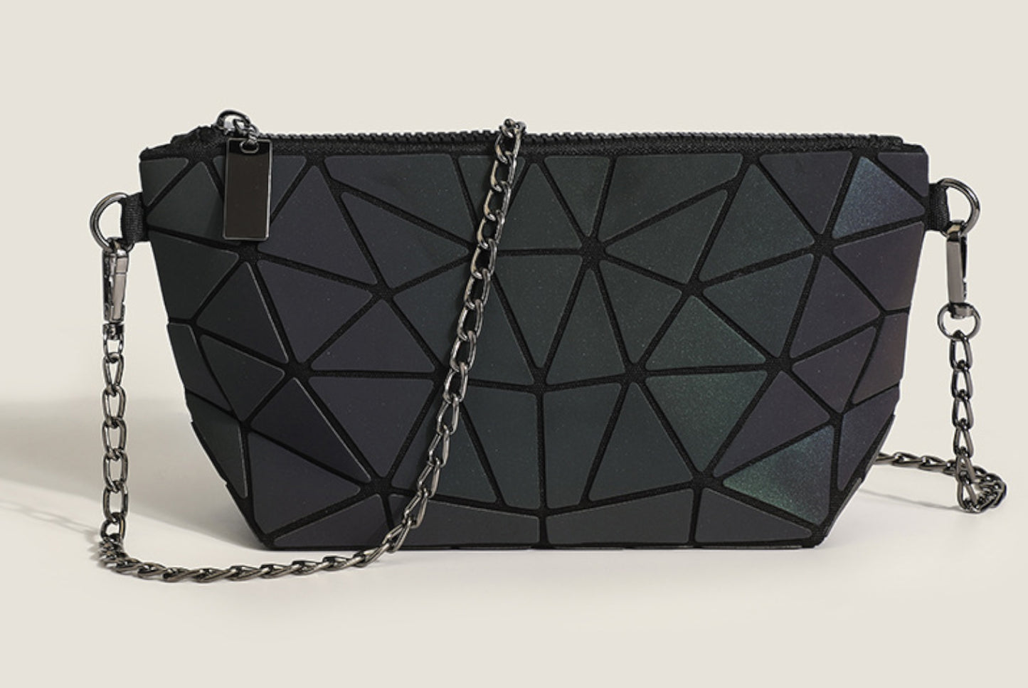 Geometric Diamond Checkered Versatile Shoulder Bag