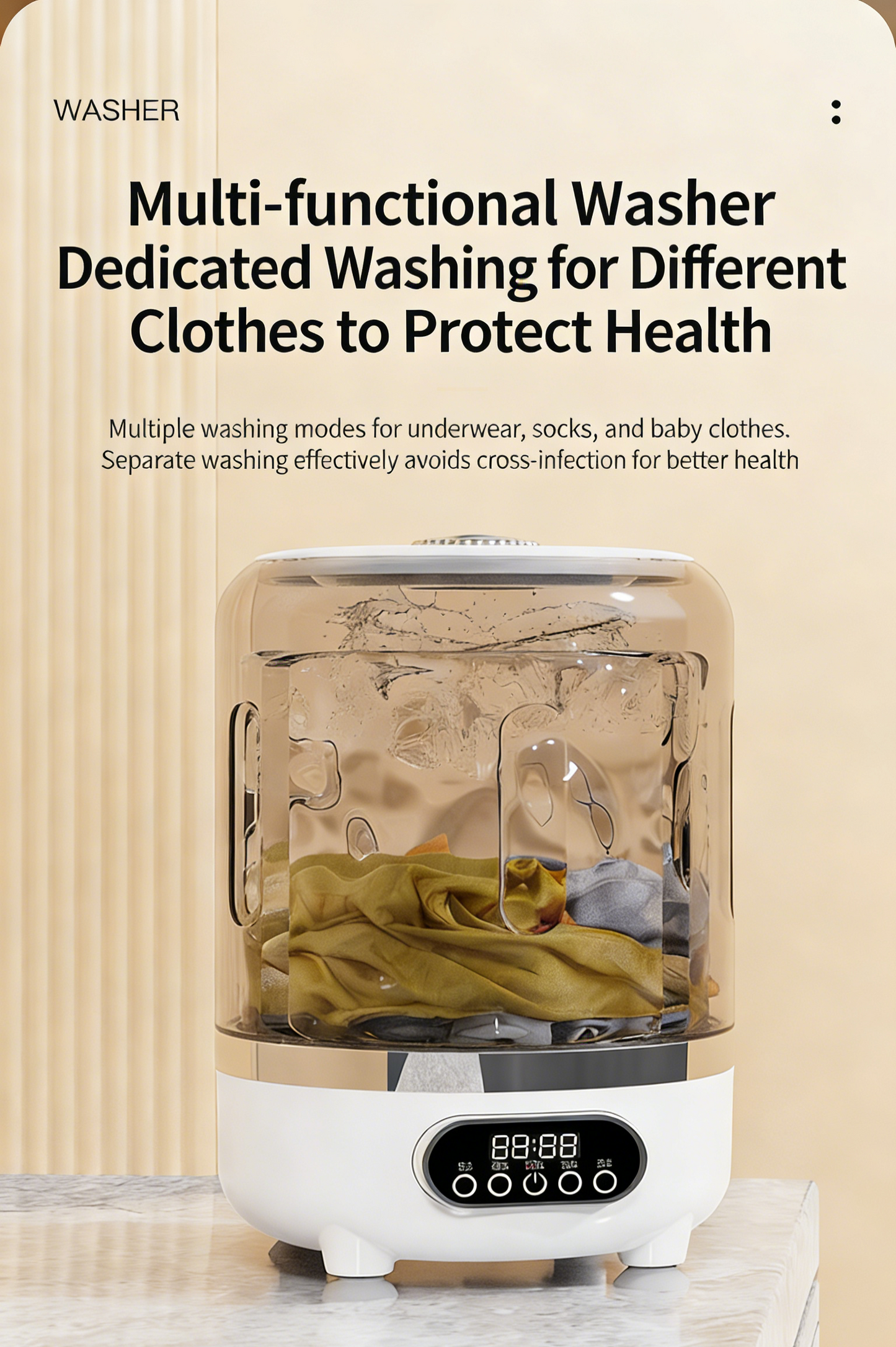 Mini Portable Washing Machine