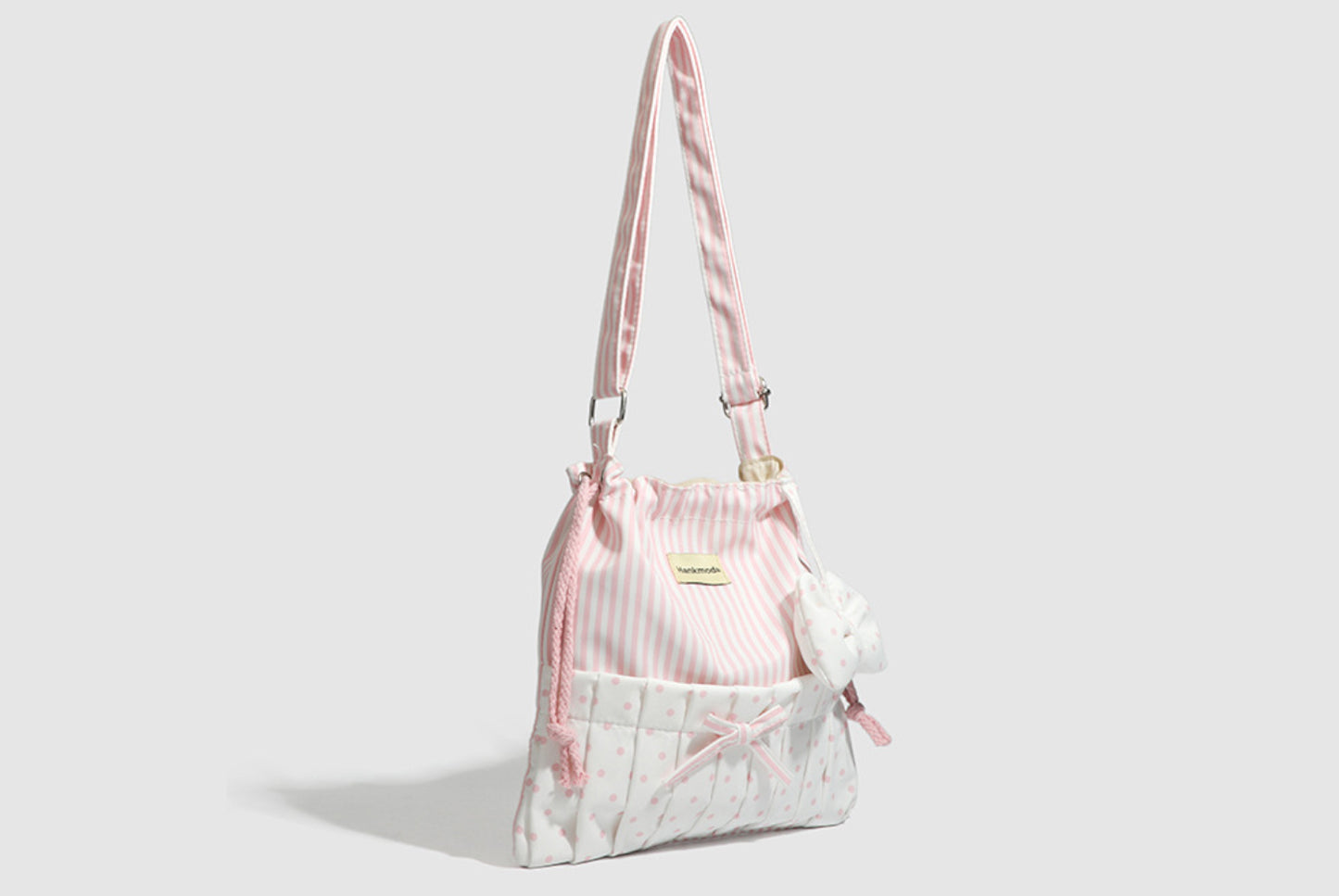 Bow Stripe Shoulder/Crossbody Bag**