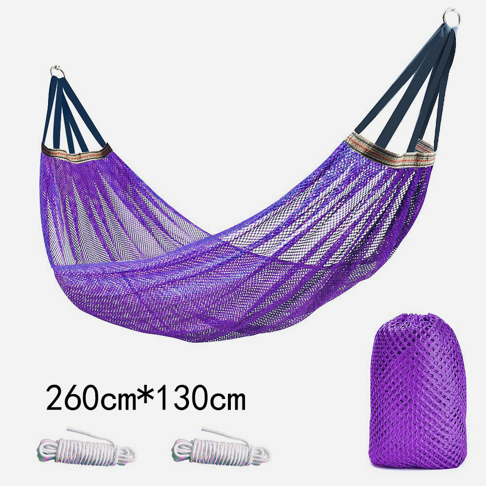 # Outdoor Ice Silk Mesh Anti-Tipping Hammock