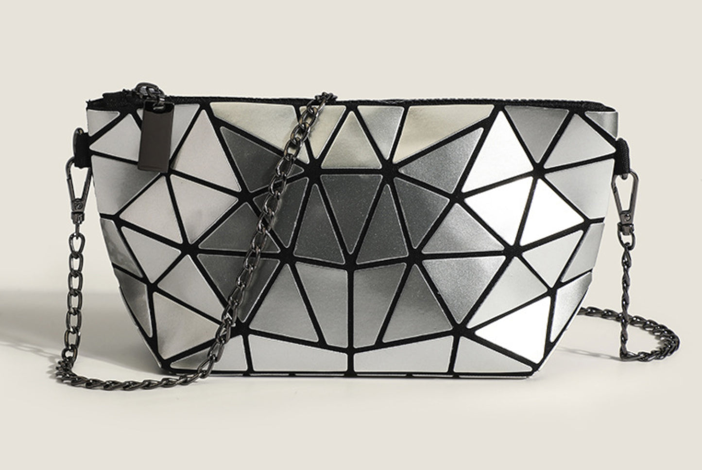 Geometric Diamond Checkered Versatile Shoulder Bag