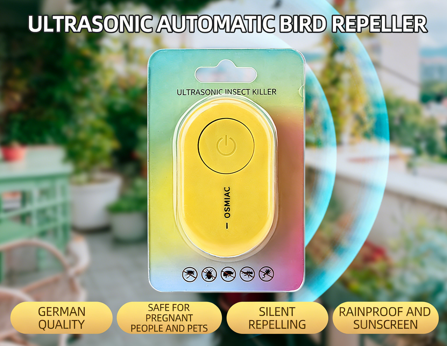 # Home Ultrasonic Smart Bird Repeller